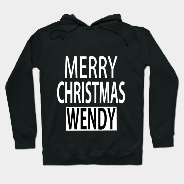 Merry Christmas Wendy Hoodie by ananalsamma